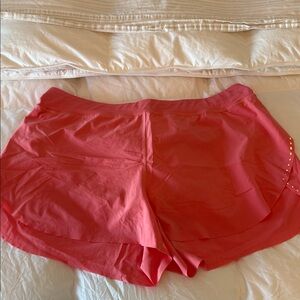 Lululemon Athletica Coral Athletic Shorts